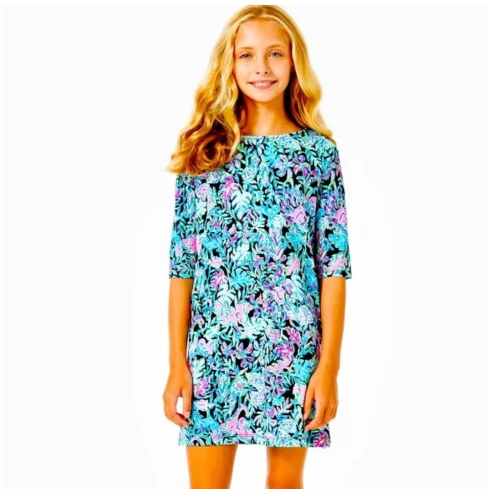 Lilly Pulitzer Mini Marlowe Dress Let’s Get Wild Print Onyx
